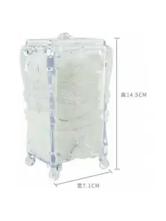 PORTA ALGODON CRISTAL